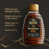 Rowse Authentic Manuka New Zealand Honey 100+ MGO 240g
