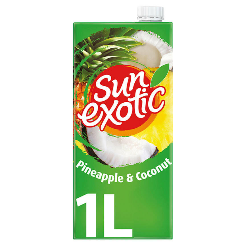 Sun Exotic  Pineapple & Coconut Fruit Juice Drink GOODS ASDA