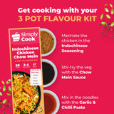 Simply Cook Indochinese Chicken Chow Mein Recipe Kit 52g