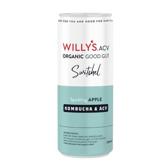 Willy's Sparkling Apple Kombucha & Apple Cider Vinegar 250ml GOODS M&S