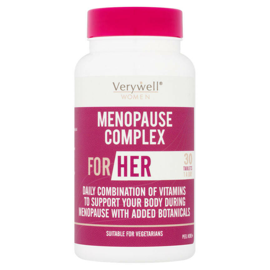 Verywell Menopause Complex for Her 30 Tablets 1 A Day GOODS ASDA