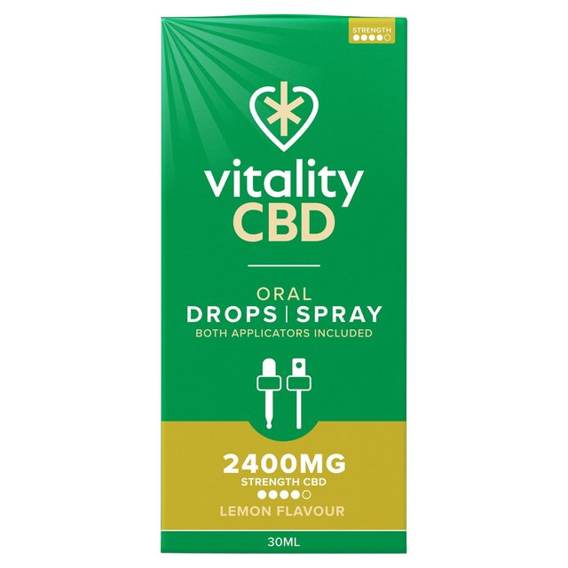 Vitality CBD Lemon Spray 2400mg 30ml GOODS M&S