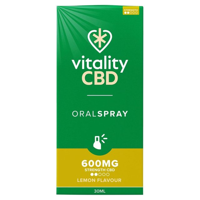 Vitality CBD Lemon Oral Spray 600mg with MCT Oil    30ml GOODS M&S