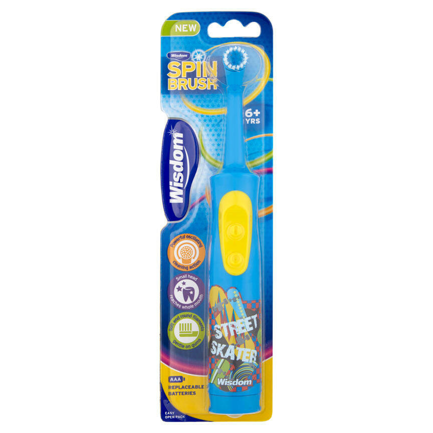 Wisdom Spin Brush Junior 6+ Years GOODS ASDA
