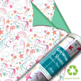 Unicorns Gift Wrap Sheets 2 per pack GOODS M&S