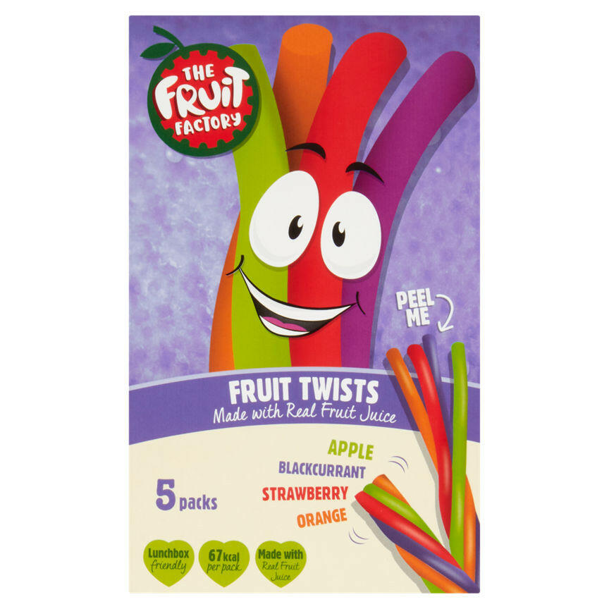 The Fruit Factory Fruit Twists Apple, Blackcurrant, Strawberry & Orange GOODS ASDA