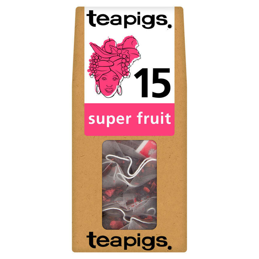 Teapigs Super Fruit 15 Biodegradable Tea Temples GOODS ASDA