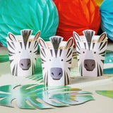 Zebra Recyclable Paper Party Cups   8 per pack GOODS M&S