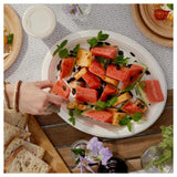 White Microwaveable Buffet Platters 3 per pack GOODS M&S