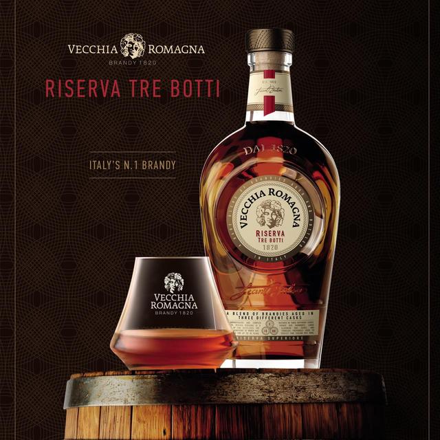 Vecchia Romagna Riserva Tre Botti 1820 70cl GOODS M&S