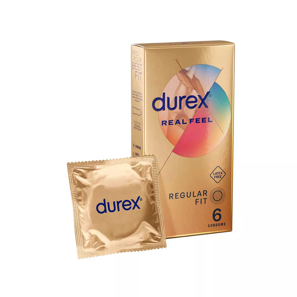 Durex Real Feel Non Latex Condoms - 6 Pack - McGrocer