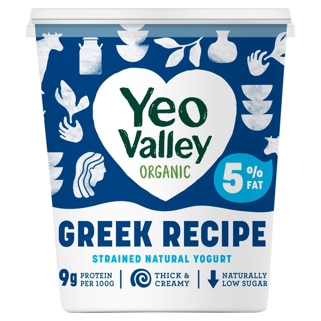 Yeo Valley Organic Greek Recipe 5% Strained Natural Yogurt 850g GOODS M&S