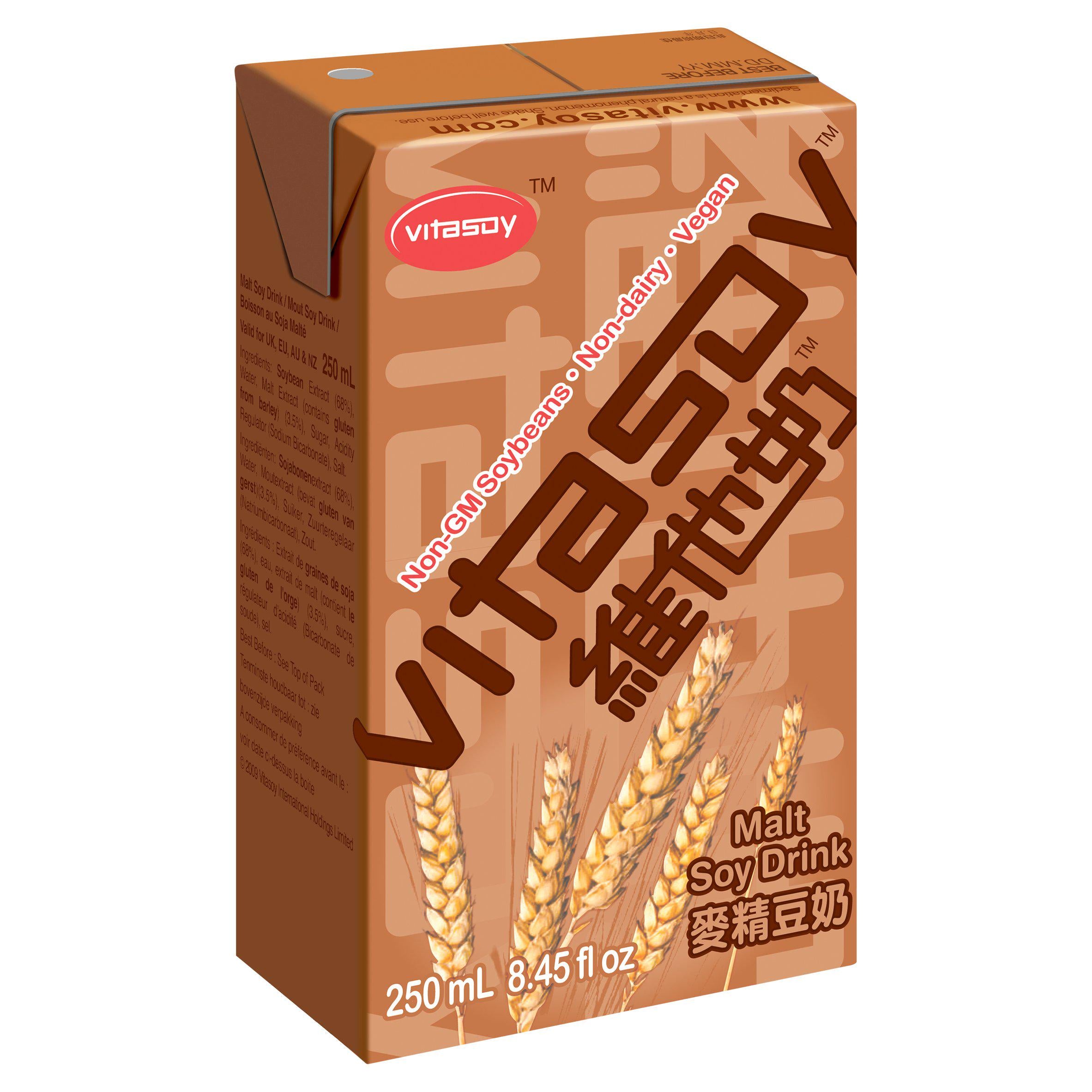 Vitasoy Malted Soybean Drink 250ml (Sugar levy applied) South & South-East Asian Sainsburys