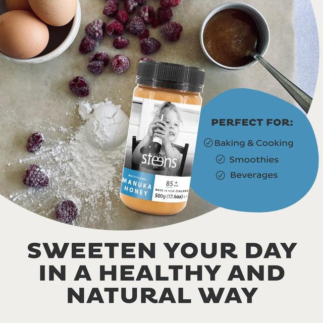Steens MGO 83 Raw Manuka Honey 500g GOODS M&S