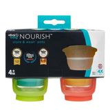 Vital Baby Store & Wean Pots    4 x 120ml GOODS M&S