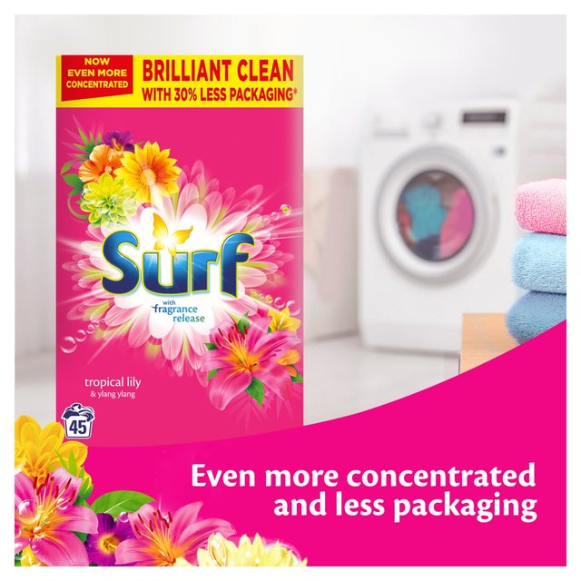 Surf Washing Powder Tropical Lily & Ylang-Ylang 45 Wash 2.25kg GOODS M&S