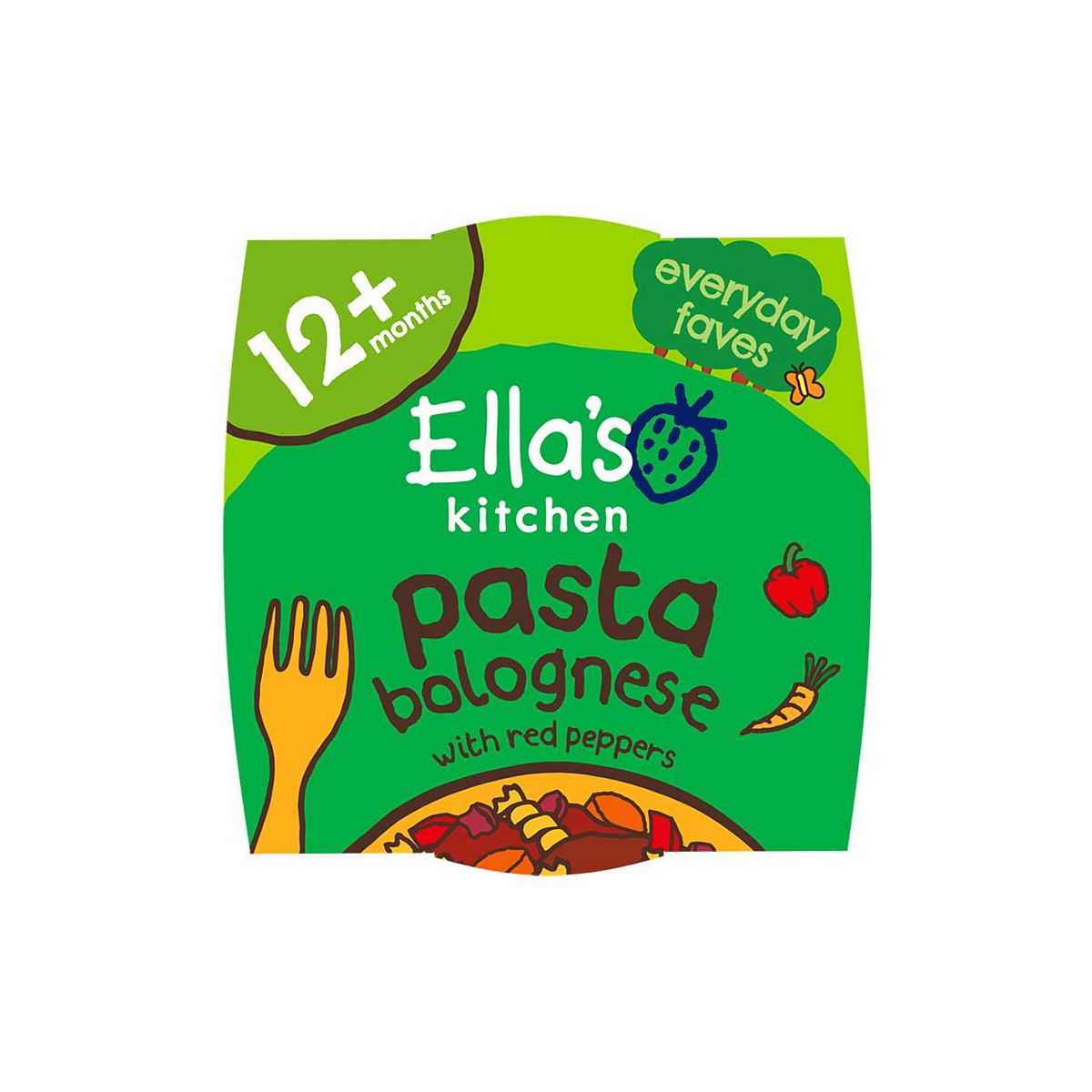 Ella’s Kitchen Organic Pasta Bolognese Toddler Tray Meal 12+ Months 200g - McGrocer