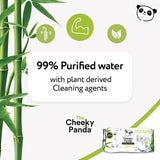 The Cheeky Panda 100% Bamboo Antibacterial Multi Surface Wipes   90 per pack GOODS M&S