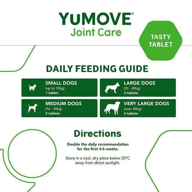 YuMOVE Joint Supplement for Senior Dogs 240 per pack GOODS M&S