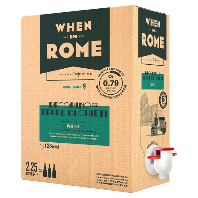 When in Rome White Wine Pecorino Terre di Chieti IGT 2.25L GOODS M&S