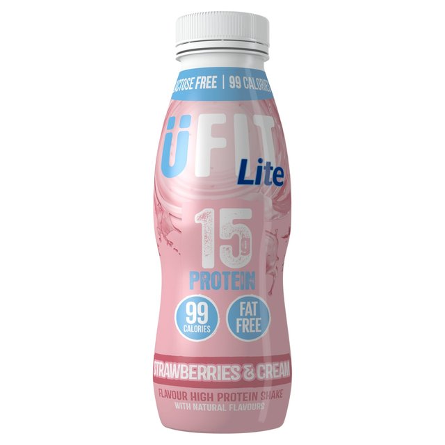 UFIT Lite Strawberries & Cream Protein Shake 310ml GOODS M&S