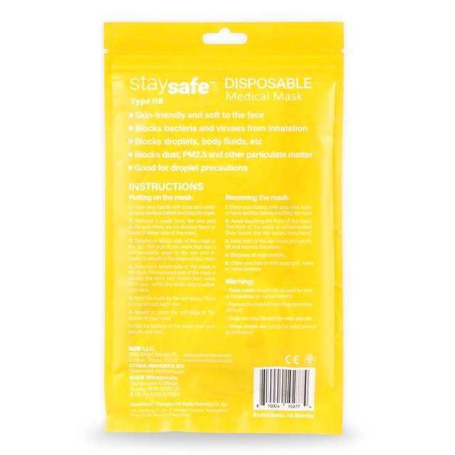 Stay Safe Kids Covid Face Covering   5 per pack GOODS M&S