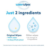 WaterWipes Baby Wipes Sensitive Newborn Plastic Free Wipes 540 Wipes 9 x 60 per pack GOODS M&S