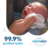 WaterWipes Baby Wipes Sensitive Newborn Plastic Free Wipes 240 Wipes   4 x 60 per pack GOODS M&S