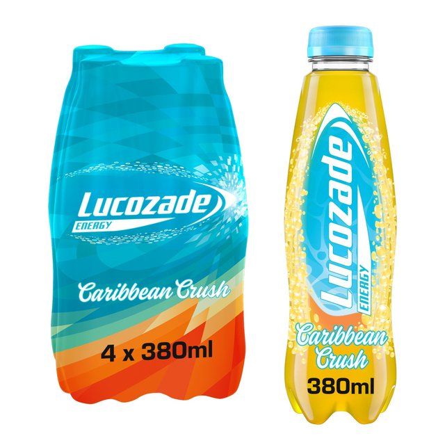 Lucozade Energy Caribbean Crush 4 x 380ml