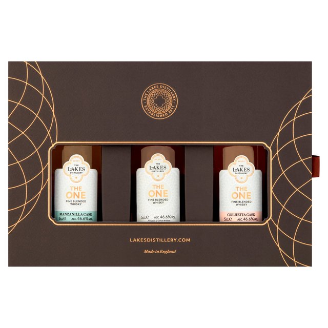 The Lakes Distillery Whisky Collection   3 x 5cl GOODS M&S