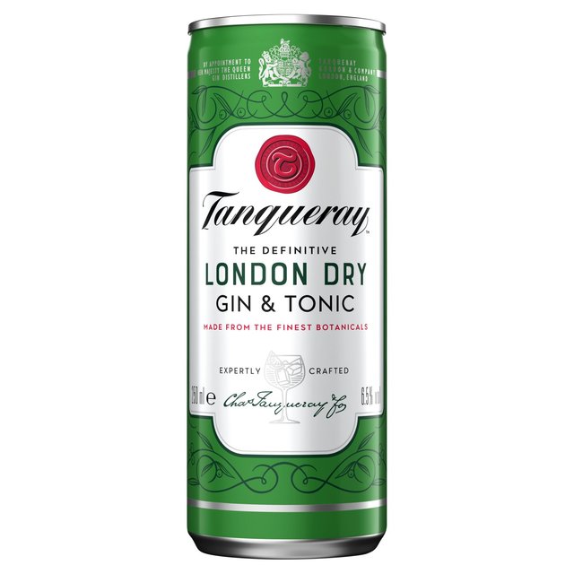 Tanqueray London Dry Gin & Tonic Ready to Drink Can 250ml GOODS M&S