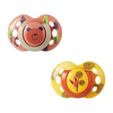 Tommee Tippee Fun Soother, 6-18 months, 2 pack of symmetrical, BPA free soothers with a reusable steriliser pod Baby Accessories & Cleaning Boots