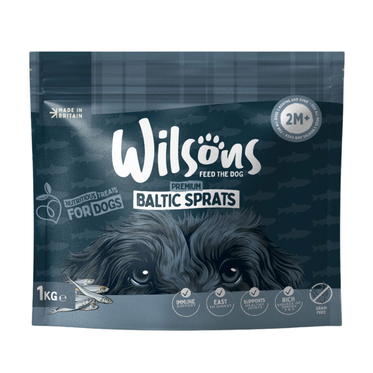 Wilsons Premium Baltic Sprats for Dogs, 1kg - McGrocer