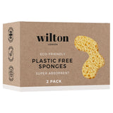 Wilton London Eco Plastic Free Sponge Twin Pack 2 per pack GOODS M&S