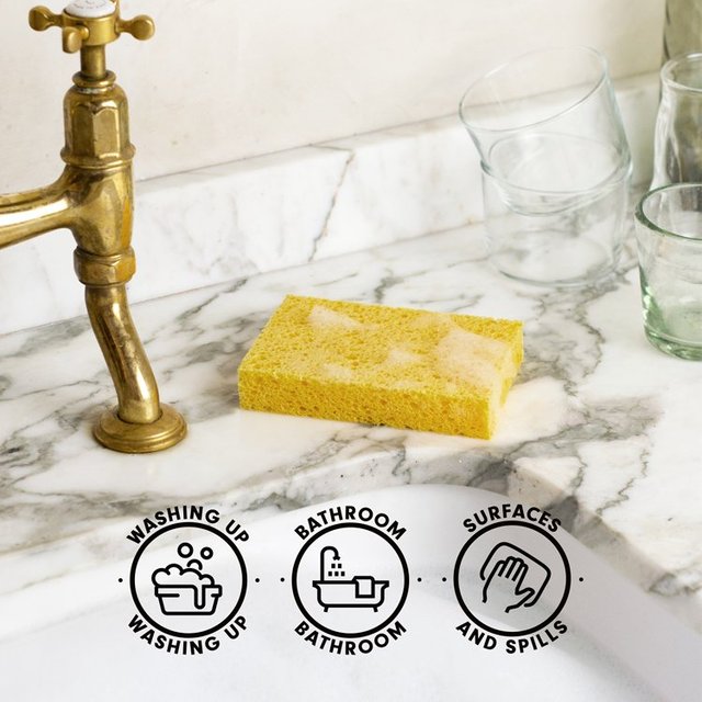 Wilton London Eco Plastic Free Sponge Twin Pack 2 per pack GOODS M&S