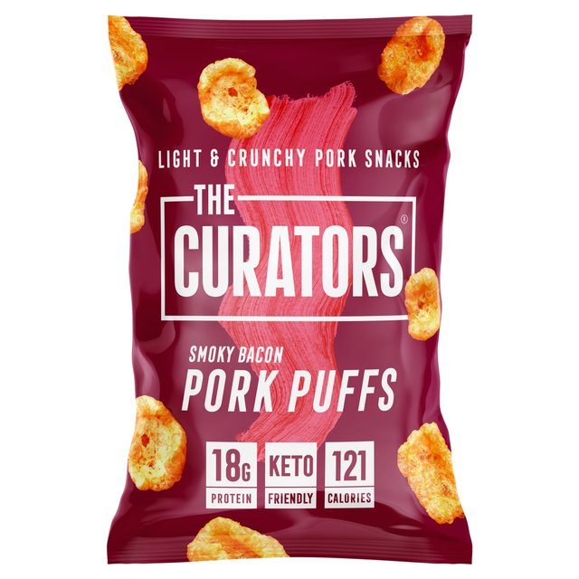 The Curators Smoky Bacon Pork Puffs 25g GOODS M&S