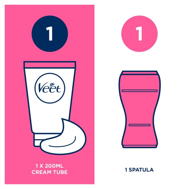 Veet Pure Hair Removal Cream Legs & Body Sensitive 200ml GOODS M&S