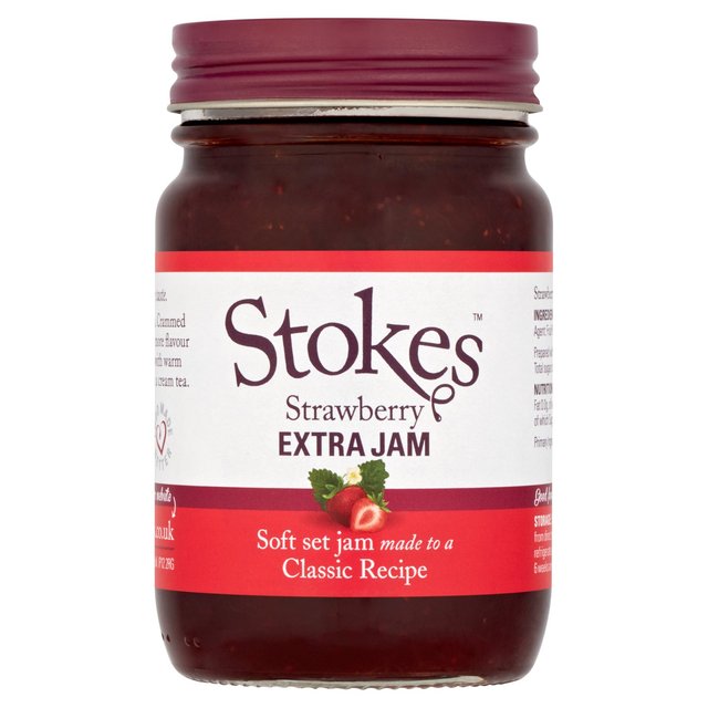 Stokes Strawberry Extra Jam 340g GOODS M&S