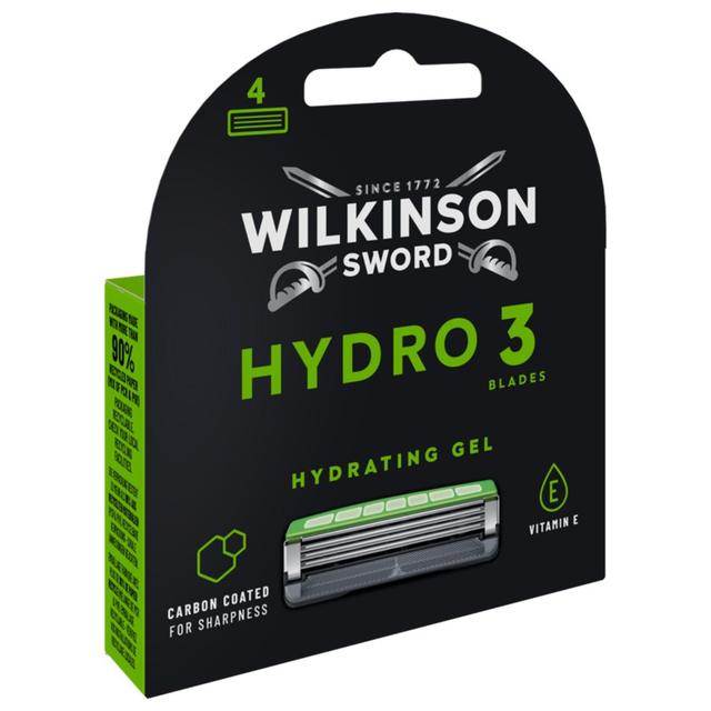 Wilkinson Sword Hydro 3 Skin Protection Men's Razor Blades 4 per pack GOODS M&S