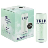 TRIP CBD Infused Lemon Basil   4 x 250ml GOODS M&S