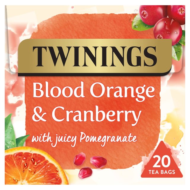 Twinings Blood Orange & Cranberry Fruit Tea   20 per pack GOODS M&S