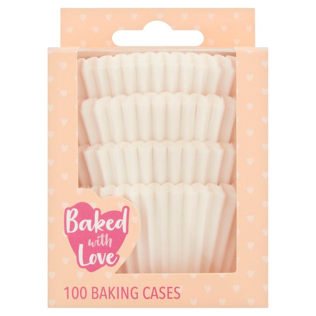 White Cupcake Cases 100 per pack GOODS M&S