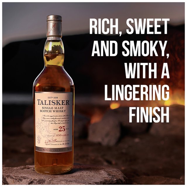 Talisker 25 Year Old Single Malt Scotch Whisky 70cl GOODS M&S