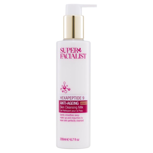 Super Facialist Hexapeptide-9 Anti-Ageing Advanced Skin Cleansing Milk 200ml GOODS M&S