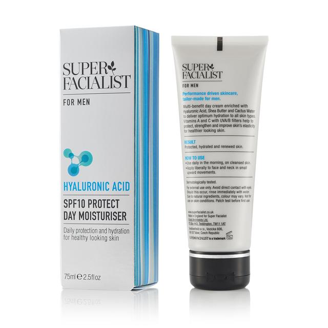 Super Facialist for Men SPF10 Protect Day Moisturiser   75ml GOODS M&S
