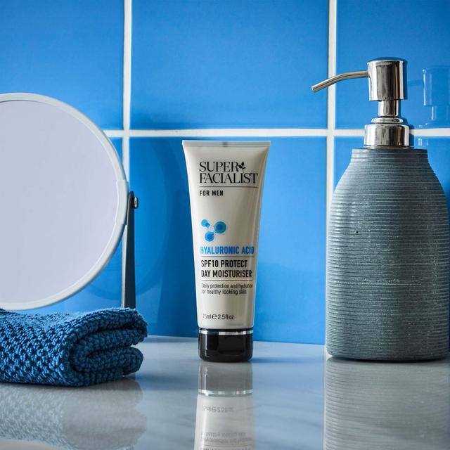 Super Facialist for Men SPF10 Protect Day Moisturiser   75ml GOODS M&S