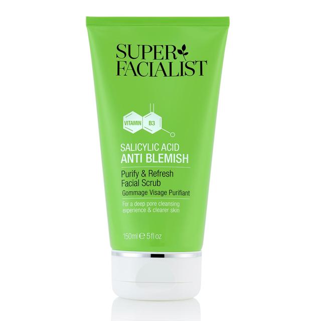 Super Facialist Salicylic Acid Anti Blemish Purify & Refresh Facial Scrub 150ml GOODS M&S