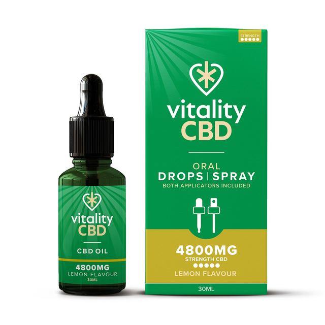 Vitality CBD Lemon Spray with MCT Oil 4800mg 30ml GOODS M&S