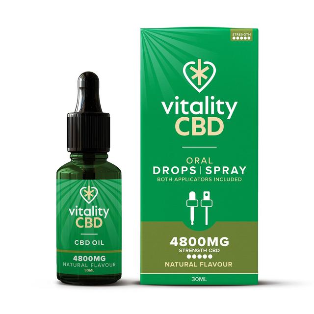 Vitality CBD Natural Spray with MCT Oil 4800mg 30ml GOODS M&S