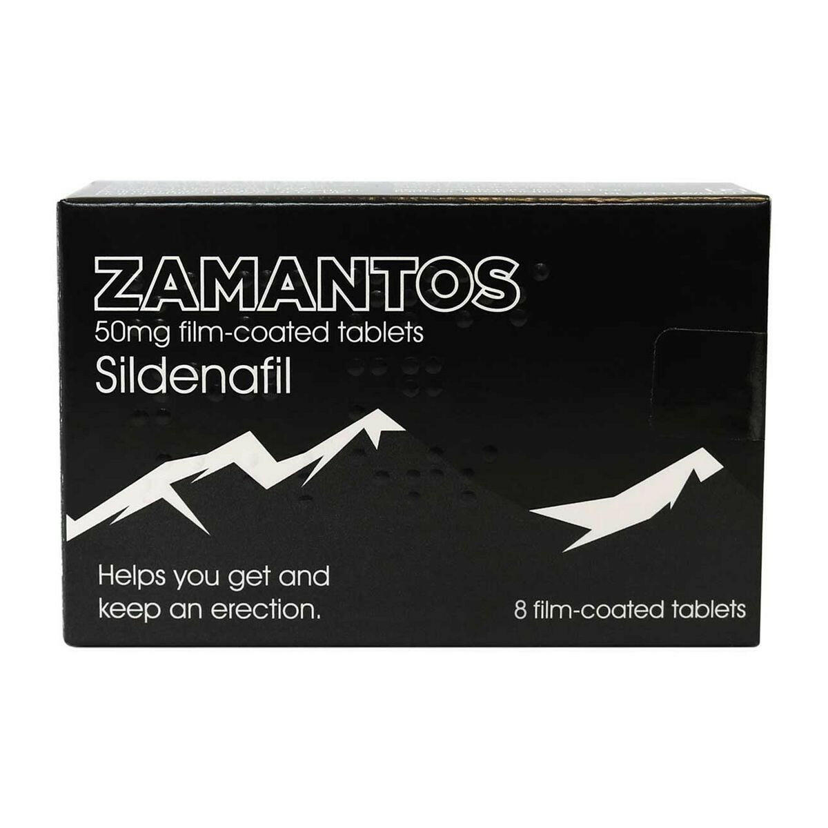 Zamantos 50mg Film-coated Tablets - Sildenafil - 8 Tablets GOODS Boots